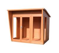 Highclere 8' x 6' Double Door with Three Windows Summerhouse