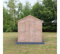 Shire 8x6 single door apex shed 12mm shiplap interlock cladding