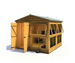 Shire 8x8 Sunhut Potting Shed with double doors