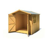 Shire Alderney 7x7 12mm interlock Clad wooden Shed