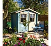 Shires Avesbury 19 mm Log Cabin 10 x 10 Feet in Blue Shires Blue