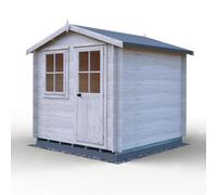 Shire Avesbury 8x8 Log Cabin 19mm interlock Cladding