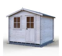 Shire Avesbury 9 ft x 9 ft Log Cabin, none