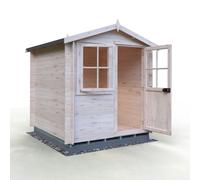 Shire Avesbury(Pembrook) 7x7 Log Cabin 19mm interlock Cladding