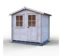 Shire Avesbury 8 ft x 6 ft 19 mm Log Cabin, Brown