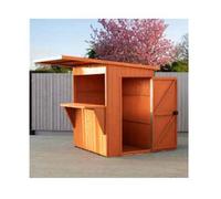 Shire Garden Bar Pent Roof 6x4 12mm interlock Cladding