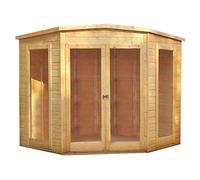 7' x 7' Shire Barclay Corner Wooden Summerhouse