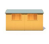 Shire Barn 12X6 Dd Premium Sheds - L197.8 X W371.4 X H212.8 Cm