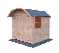 Shire Barn 7x7 12mm interlock Clad wooden Shed