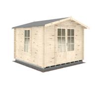 Shire Barnsdale 10X10 Log Cabin 19mm Logs