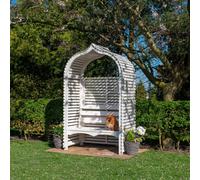 Shire Bejoda 4 X 3 Feet Pressure Treated Arbour - L715 X W124 X H210.1 Cm