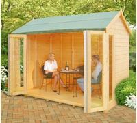 Shire Blenheim Shiplap Summerhouse Garden Sun Room Approx 10 X 8 Feet