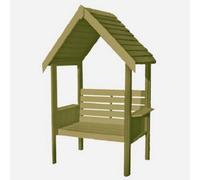 Shires Blossom Arbour Garden Arch Seat Approx 4 x 2 Feet in Brown Shires Brown