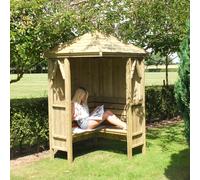 Shire Blue Honeysuckle Corner Garden Arbour 4' x 4'