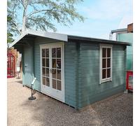 Shire Bourne 14Gx10 Log Cabin 19mm Cladding