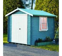 Shires Bradley 19 mm Log Cabin 10 x 10 Feet in Blue Shires Blue