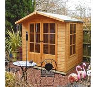 Shire Buckingham 7' 1" x 7' 8" Apex Summerhouse - Premium Dip Treated Shiplap