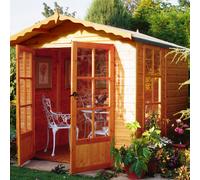 Shire Buckingham 7x7 12mm interlock Clad wooden Summerhouse