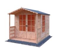 Shire Buckingham Summerhouse With Veranda 12mm T&g Cladding