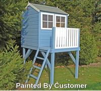 Shire Bunny Playhouse with Platform, Brown