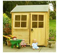 Shire Bunny Playhouse Kid's Wendy House in Light Brown Shire Light Brown