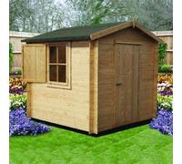 Shires Camelot 19 mm Log Cabin 10 x 10 Feet in Brown Shires Brown