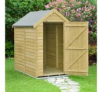Shire Canterbury 4' 5" x 6' 3" Apex Shed - Premium Pressure Treated Overlap