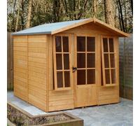 Shire Chatsworth 7X7Ft Summerhouse Single Door 12mm T&g