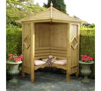 Shire Classic Corner Garden Arbour 4' x 4'