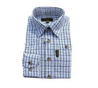 shire classics Childrens Check Country/Farming Check Shirt for Boys or Girls Green