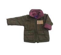 SHIRE CLASSICS Child's Tweed Jacket (X Large 8-9 Years, Green/Pink)