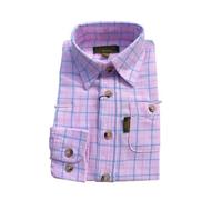 shire classics Country/Farming Check Shirt for Boys or Girls Pink, 5-6 Years