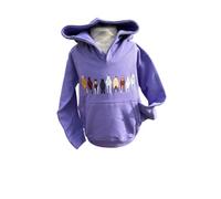 shire classics Girls/boys Pony hoodie with back and front design (UK, Age, 5 Years, 6 Years, Regular, Lilic)