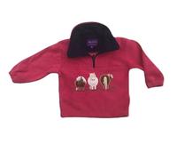 shire classics Girls horse fleece/jacket (as8, age, 2_years, 3_years, regular) Pink