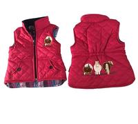 shire classics Girls Quilted Pony Gilet/Bodywarmer (UK, Age, 2 Years, 3 Years, Regular, pink)