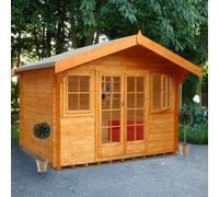 Shire Clipstone 12Gx12 Log Cabin 28mm interlock cladding