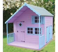 Shire Crib 6' 10" x 8' Offset Apex Children's Playhouse - Premium Dip Treated Shiplap