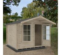 Shire Crinan 9x9 Log Cabin 19mm interlock Cladding