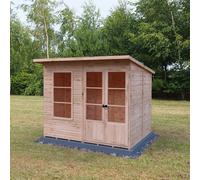 Shire Dahlia 8X6 Pent Summerhouse With Double Doors And One Opening Window