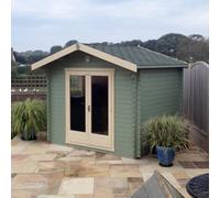 Shire Dalby 8X10 28mm Log Cabin Summer House