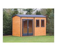 Shire Double Glazed Timber Apex Garden Office - 10 x 7ft
