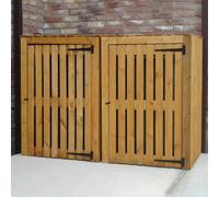 Shire Double Wheelie Bin Store