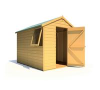 Shire Durham 8x6 12mm interlock Clad wooden Shed