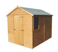 Shire Durham 8X6 Ft Apex Wooden Shed With Floor & 1 Window