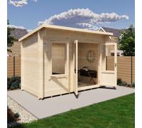 Shire Edgefield Log Cabin 11X6 With Double Doors And Opening Windows