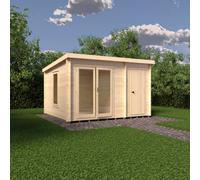 Shire Elm 10X12 19mm Summer House Log Cabin