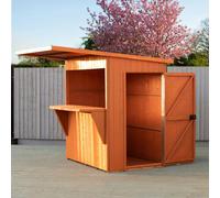 Shire Garden Bar Apex Roof 6x4 12mm interlock Cladding