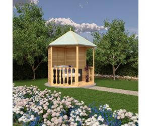 Shire Gazebo 8X7Ft With T&g Roof And Slatted Floor