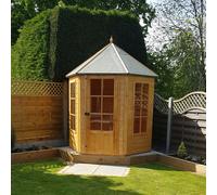 Shire Gazebo Hexagonal Summerhouse 6x6 12mm Cladding
