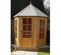 Shire FSC Hexagonal Shiplap Summerhouse, Outdoor Office, none